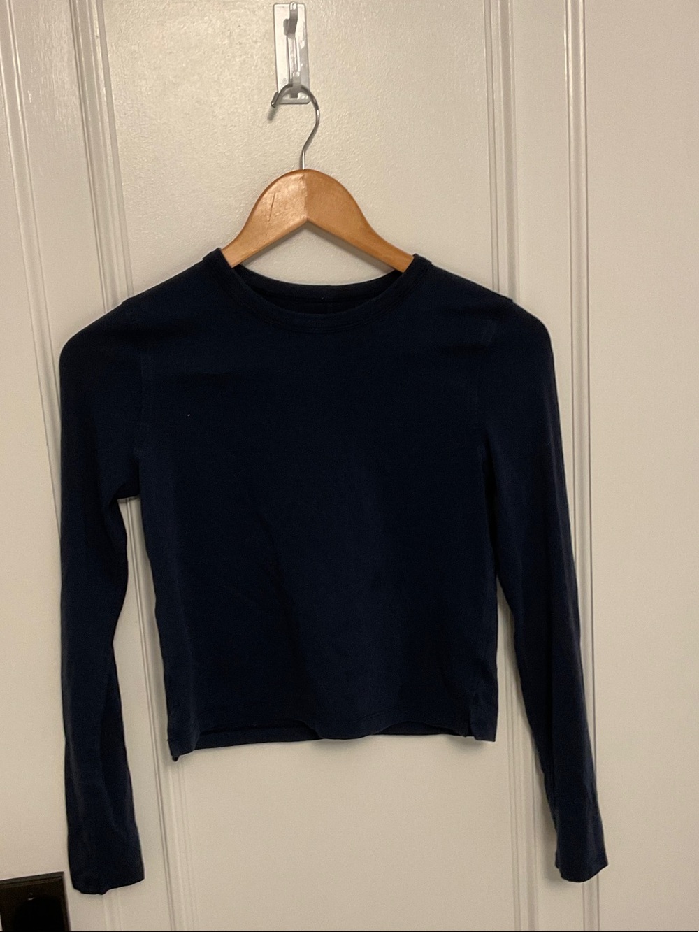 lululemon athletica Navy Long-Sleeve Crew Tee